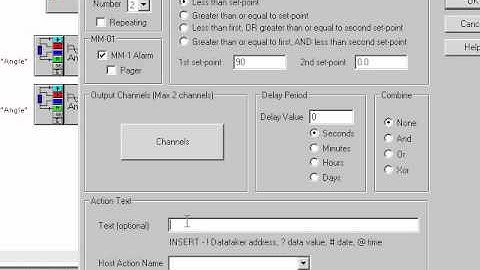 How to Setup a Start and Stop Alarm on the dataTaker DT500