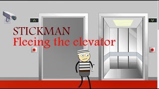 Stickman FLEEING THE Elevator escape Android Walkthrough screenshot 3