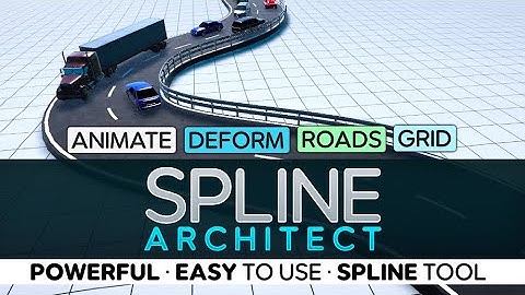 [Unity Editor Tool] Spline Architect | Demonstration