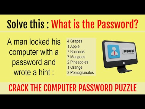 Crack the Code to Solve this Puzzle | What is the Password
