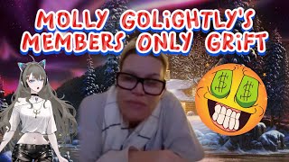 Molly GoLightlys Members Only Grift - Mollys Monetized 😱 @spitfirespotlight