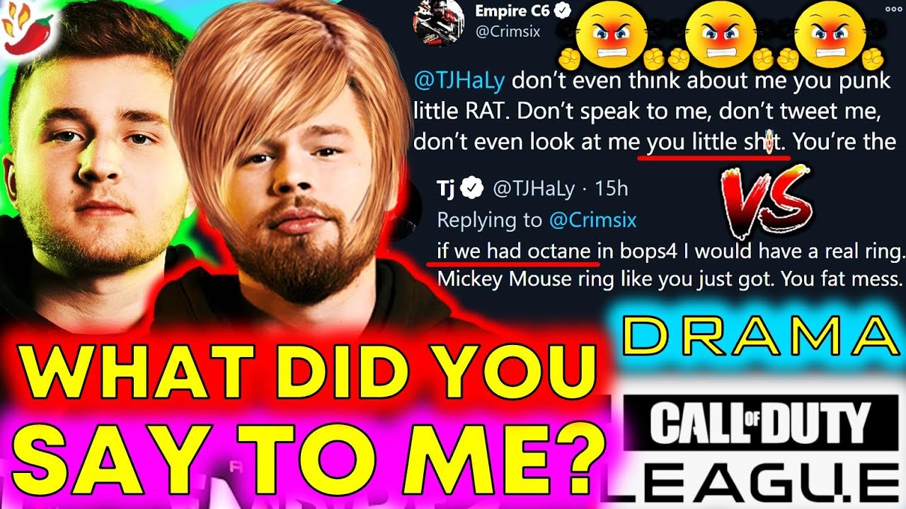 Crimsix MELTDOWN as TJ Fires BACK?!. Twitter Rampage over BO4 OpTic Shambles!