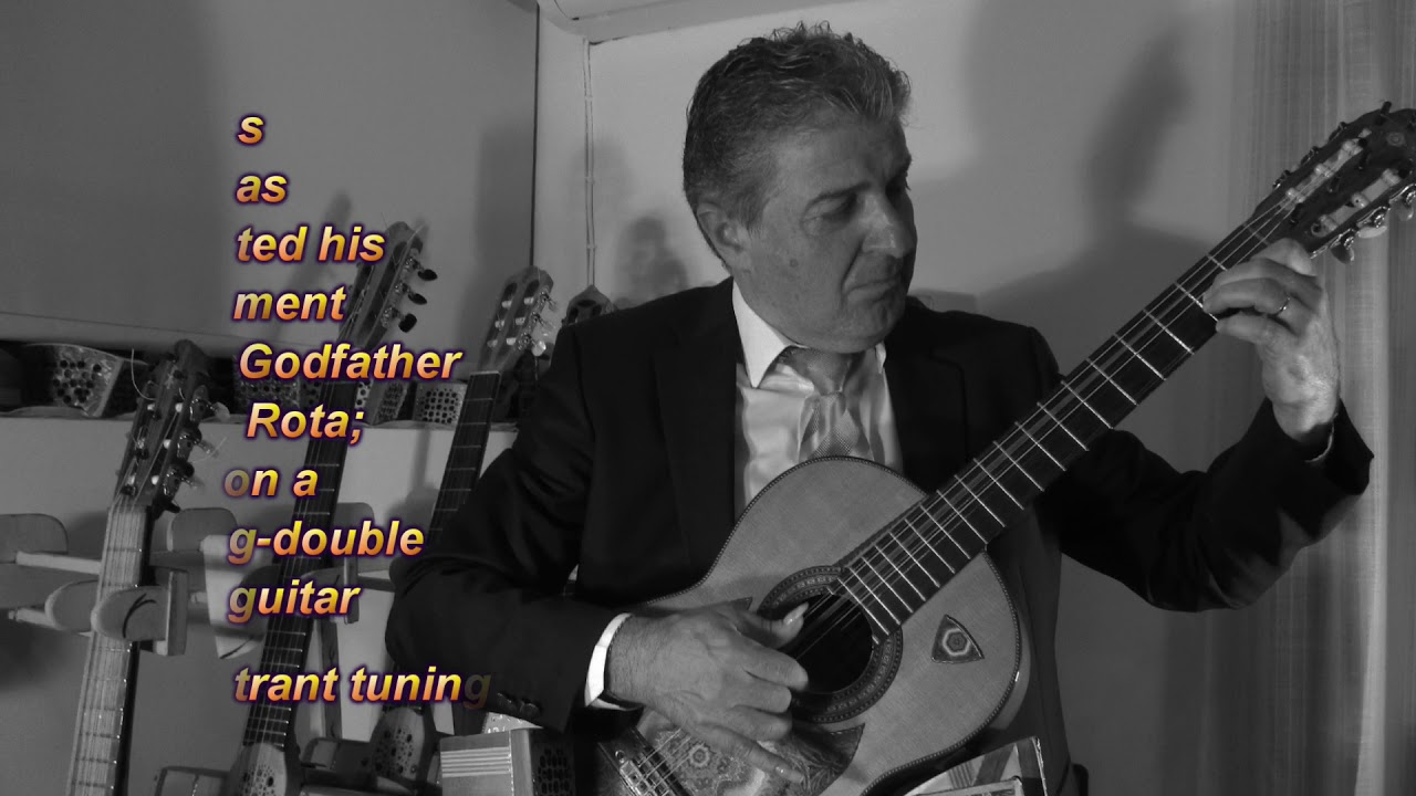 GODFATHER NINO ROTA KALOGERAS ARR'T WITH DOUBLE COURSE GUITAR