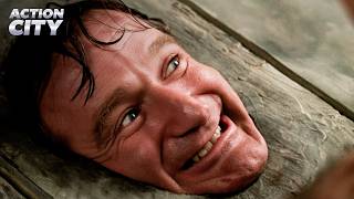 Alan Gets Trapped In Quicksand As Giant Spiders Attack  Jumanji robin Williams Bonnie Hunt