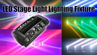 AC110-130V 60W RGBW 7 / 13 Channels LED Stage Light Lighting Fixture