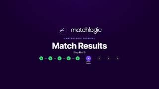 Match Results Summary and Detailed Analysis | MatchLogic Tutorial