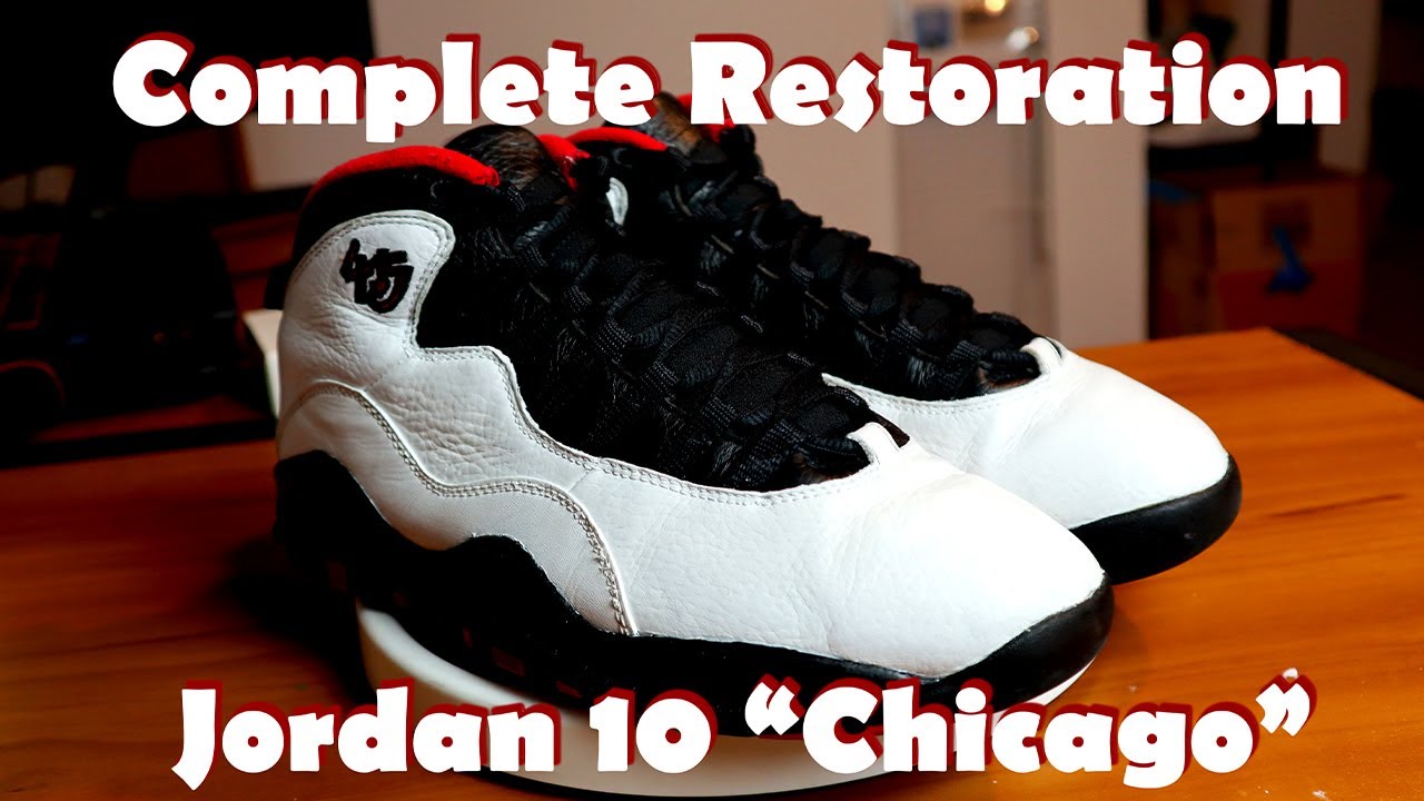 Air Jordan 10 Chicago Restoration | Will these shoes come back to life ? 