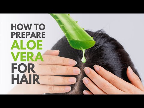 видео: How To Prepare Aloe vera Gel for Hair