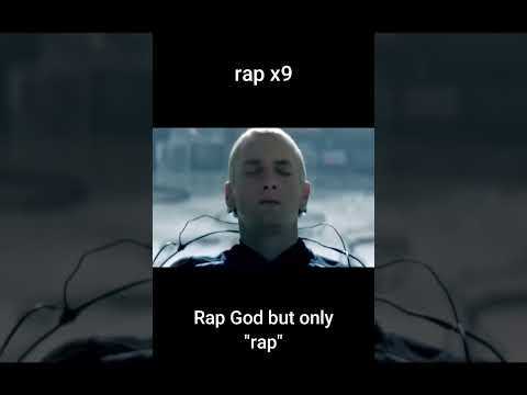 Rap God But Only When He Says Rap