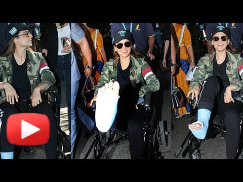 Kangana Ranaut Injured On Manikarnika Set | Mumbai Airport Spotted