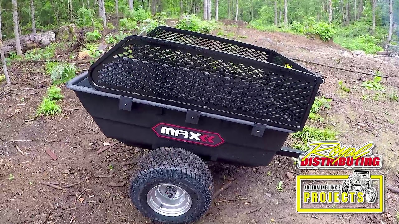Royal Distributing + TeamAJP Max ATV + UTV Trailer Trailer in Use YouTube