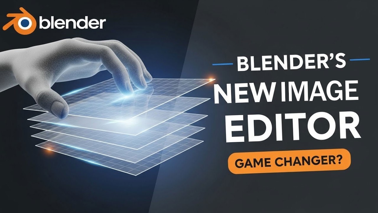 новый редактор изображений Blender на основе слоев