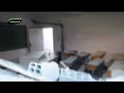 عين ترما ريف دمشق مدرسة محمد سالم سلام المدمرة 4 9