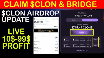 How Claim or Bridge Confidential Layer $CLONE Airdrop Update