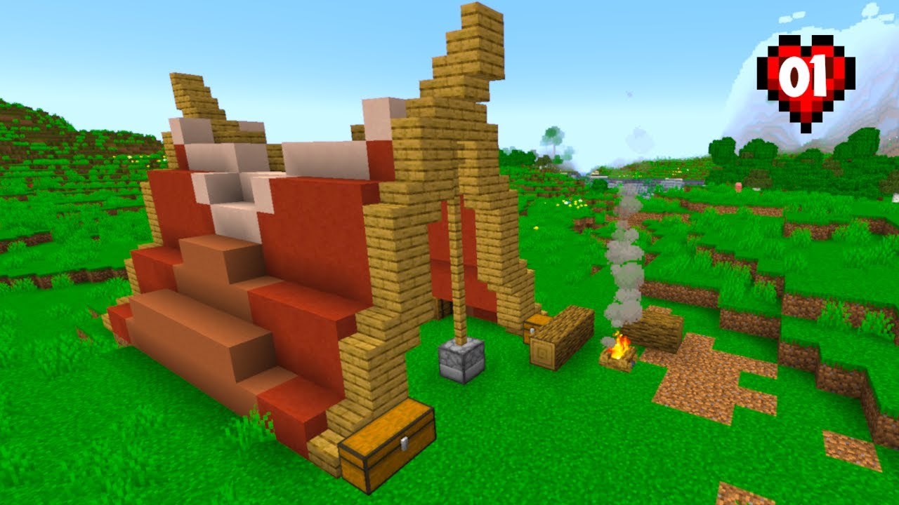 The Best Start in Minecraft Hardcore (no health Regen)