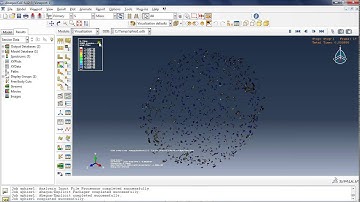 Collapse the Spherical shape under the internal pressure that made of steel-simulation in abaqus