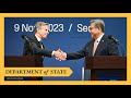 Secretary Blinken holds a joint press availability with Republic of Korea Foreign Minister Park Jin