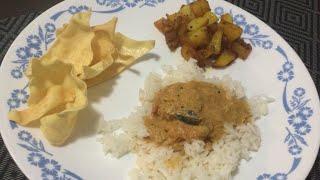 Potato Fry & Coconut Milk Rasam | Simple and Easy Vegetarian Lunch Menu Recipes