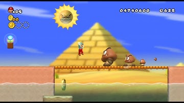 Angry Sun and the Flood - Custom NewerSMBW Level