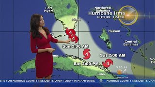 Tracking Hurricane Irma 9/8 5AM