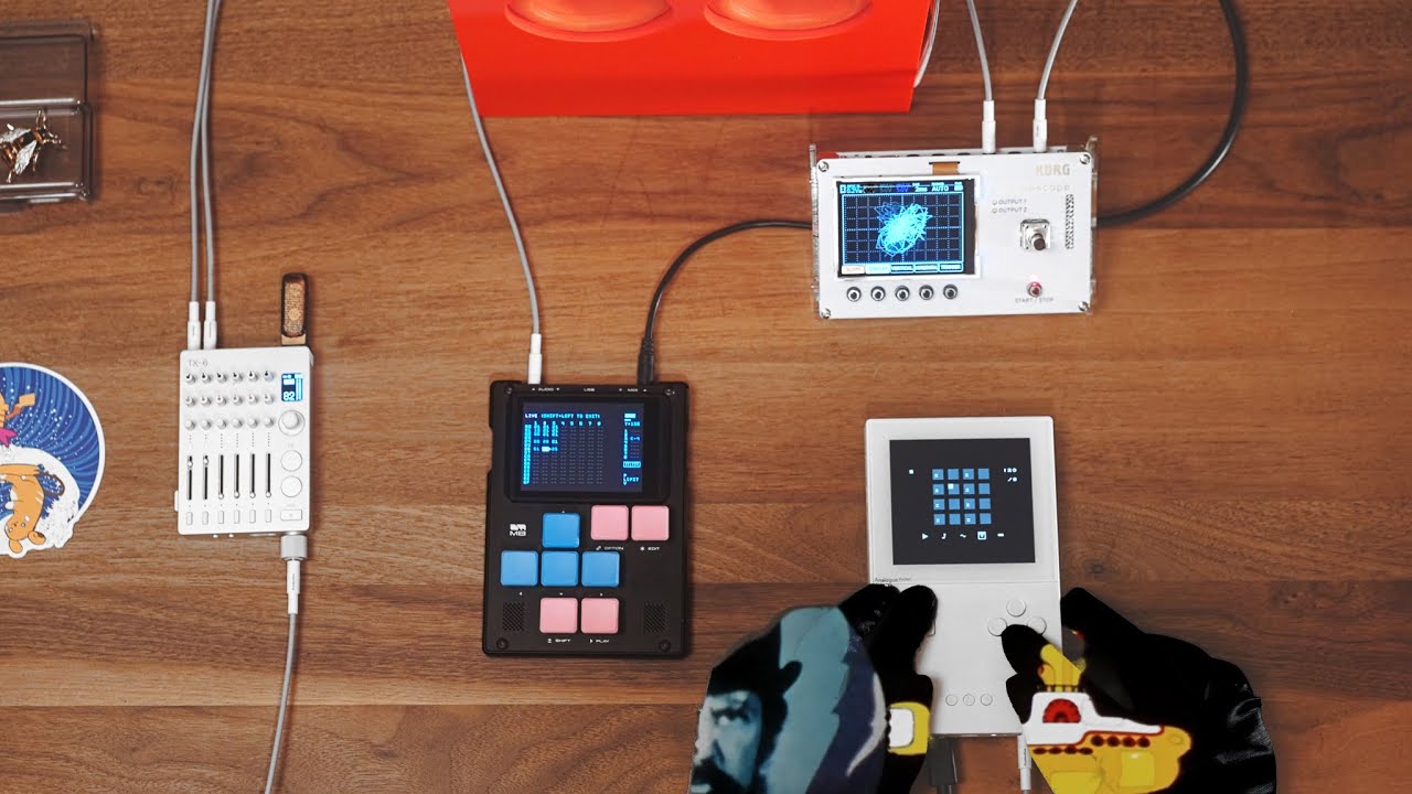 DTM・DAW nanoloop q Analogue Pocket Nanoloop x Dirtywave M8 / Trippy Jungle - YouTube
