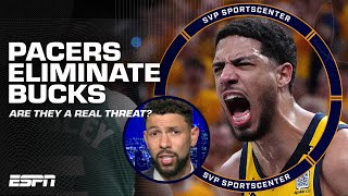 'BIG TIME WIN FOR THE PACERS!' 🔥 - Austin Rivers reacts to the Bucks' elimination | SC with SVP