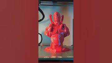 Deadpool Unleashed: Epic 3D Printing Time-Lapse of the Merc with a Mouth Bust!