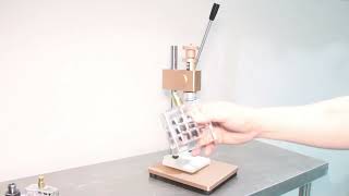 2in1 manual perfume crimping and collaring machine
