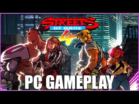 Streets of Rage 4 - Story Mode - Complete Playthrough - PC Gameplay - 1080P