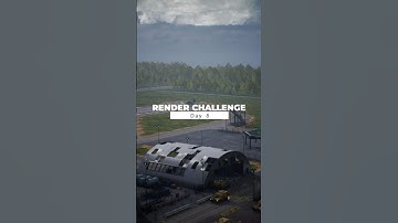 🎥 Behind the Scenes of Day 8 | Setting Up Military Base Infiltration Scene | Render Challenge 🎥