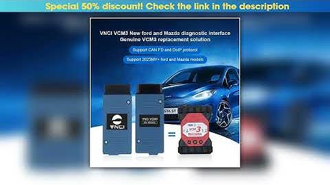 VNCI VCM3 for Ford and Mazda 2in1 Diagnostic Interface Support DoIP and CANFD ProtocolCompatible