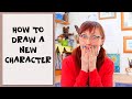 #illustration #cartoons #drawing HOW TO DRAW A NEW CHARACTER | new creative business for newbie