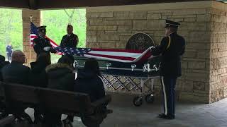 John Cammack Service at Abraham Lincoln national cemetery