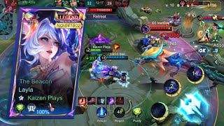LAYLA GOT 17 KILLS WITH HER Legend skin the beacon | MVP full gameplay