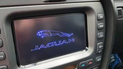 Jaguar X-Type "JagDroid" starting up... Full Android conversion of original Jaguar touchscreen.