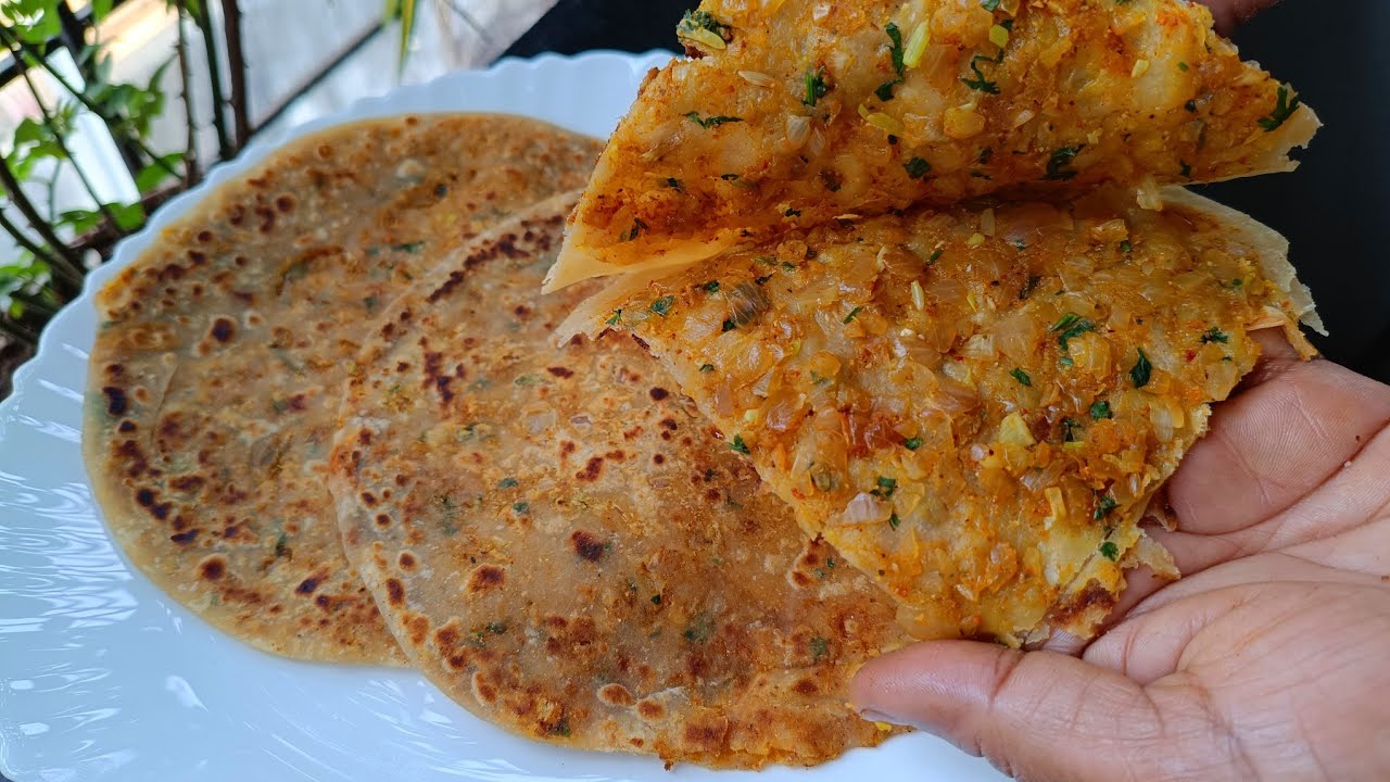 ढाबा स्टाईल प्याज का पराठा l Dhaba Style Pyaz Paratha | Onion Paratha Recipe