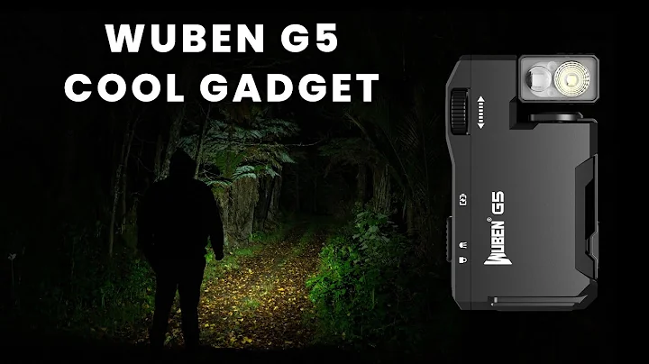Wuben G5, Unique EDC Flashlight, 400 Lumens, RGB