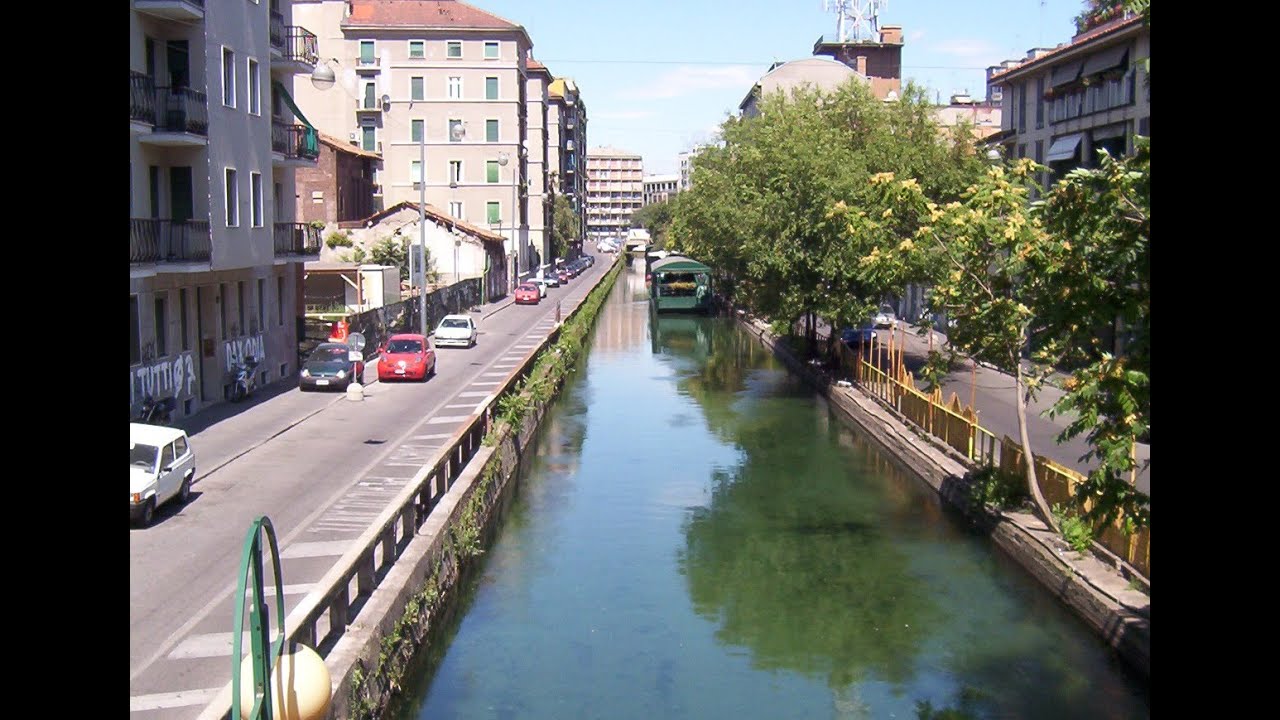 Ciclabile del Naviglio Pavese HD parte 1 Milano - Casarile