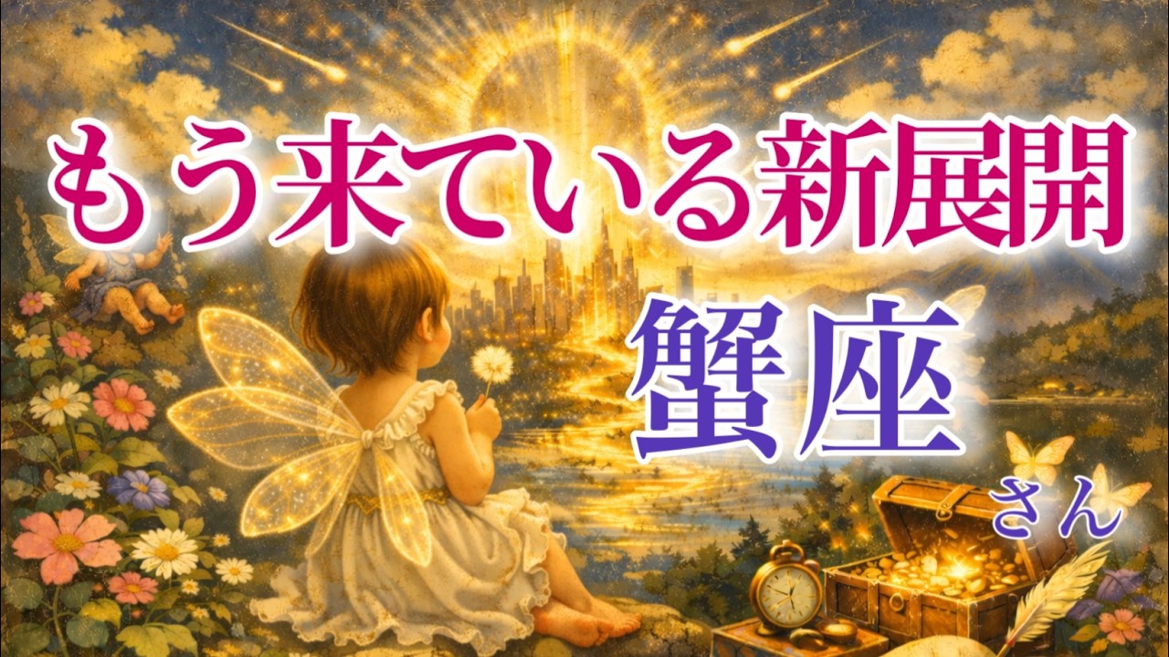 【かに座さん🔑】もう来ている新展開🪐見た時がタイミング【タロット・ルノルマン・オラクルカードリーディング】