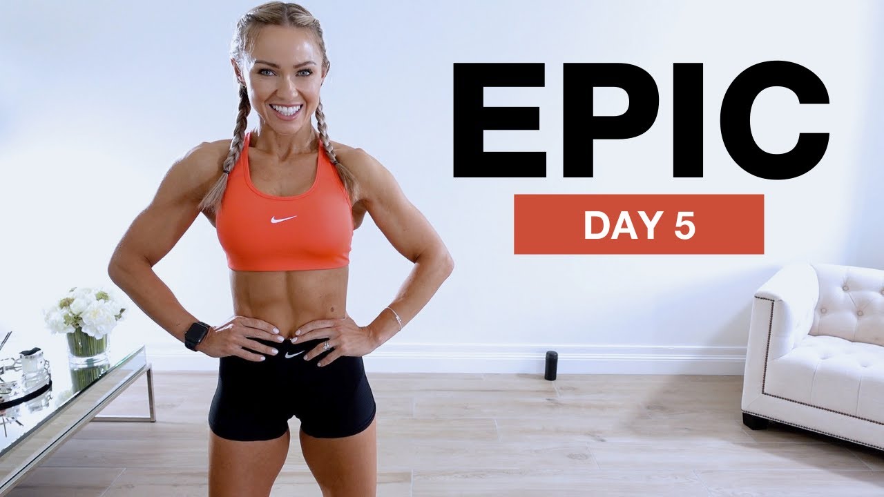 Day 5 of EPIC  HIIT Full Body Workout No Equipment 