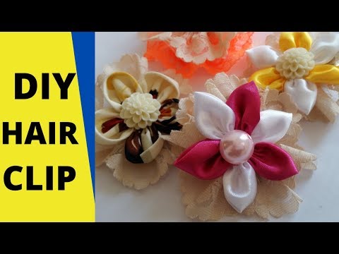 HOW TO MAKE A CLASSY and ELEGANT DIY HAIR CLIP- EASY STEP BY STEP TUTORIAL. maricel cervi