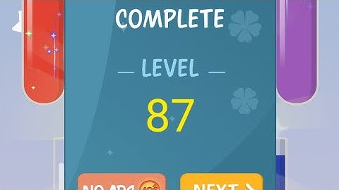 How To Solve Water Color Sort Level 87 | Shorts video