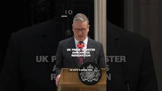 UK prime minister announces resignation