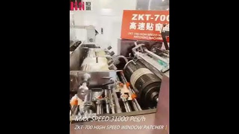 ZKT-700 high speed window patching machine