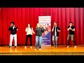 Backtrack Vocals demo building their arrangement of STAND BY ME in A-C Valley School, Foxburg PA