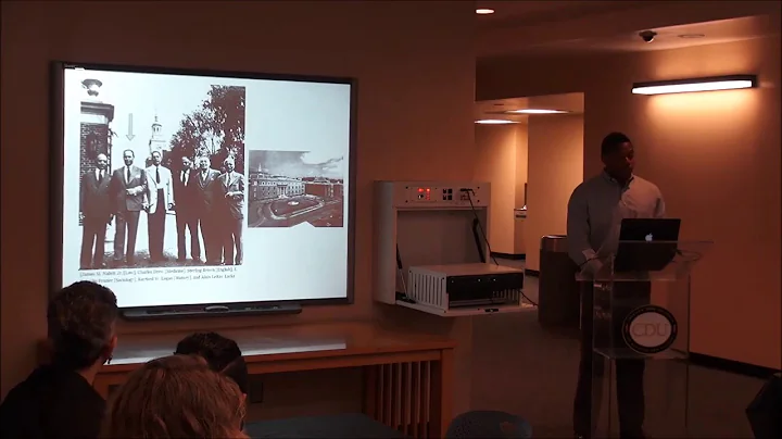 CDU MD/PhD candidate Richard A. Morgan presents on university namesake Charles R. Drew