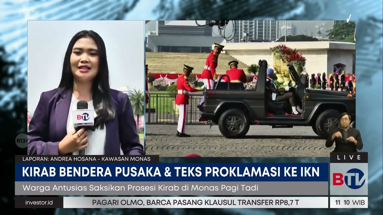 Suasana Monas dan Bundaran HI Pasca Kirab Bendera Pusaka | Beritasatu