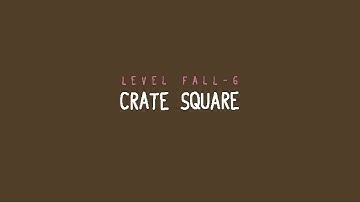 Baba Is You Level Fall 6 Walkthrough - Crate Square