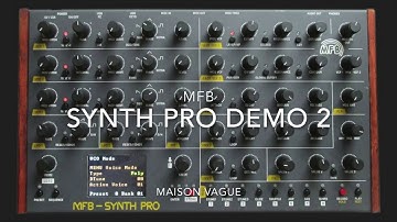 MFB Synth Pro Sound Demo 2
