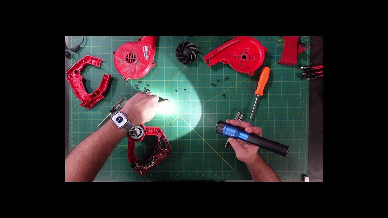 Milwaukee Blower Switch Repair YouTube